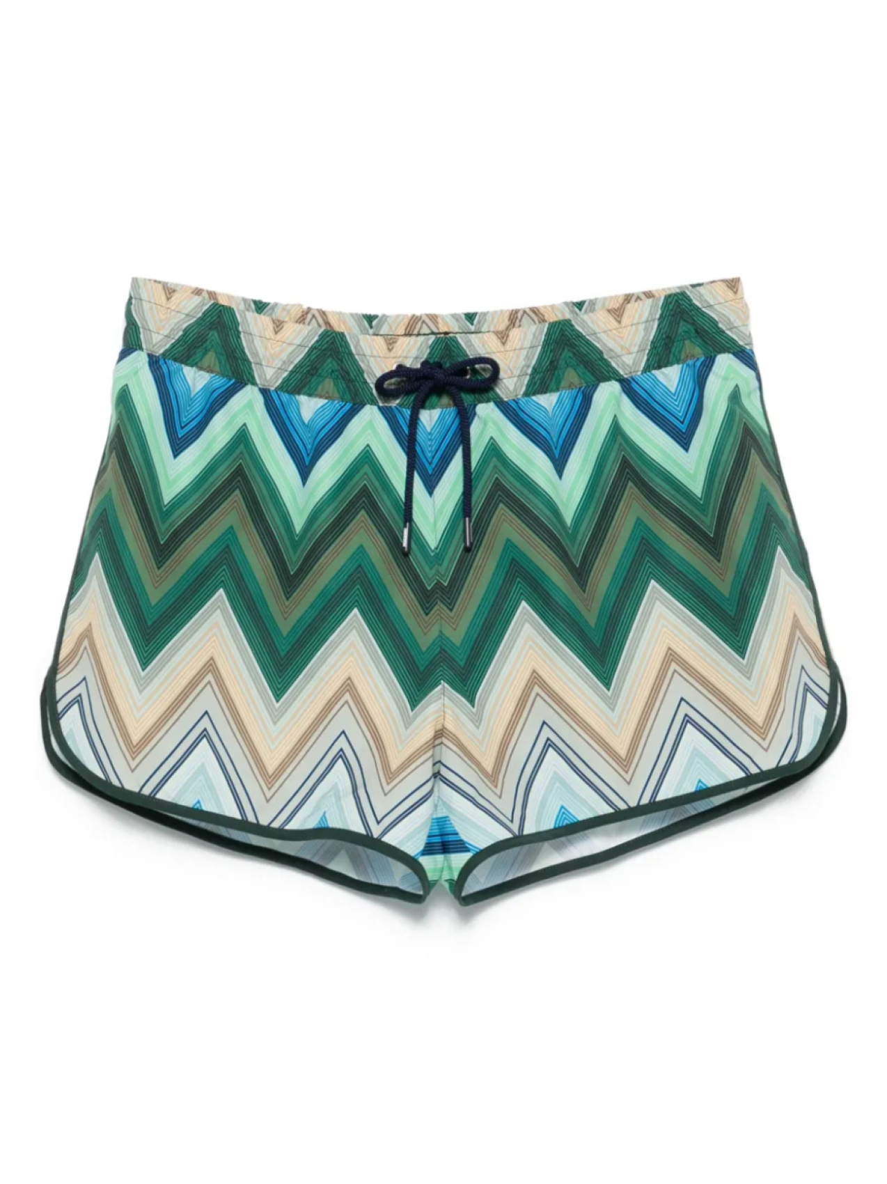 

Missoni плавки-шорты с узором зигзаг, зеленый