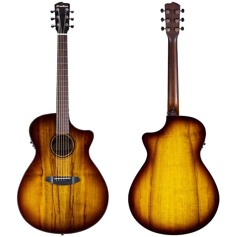 

Акустическая гитара Breedlove Pursuit Exotic S Concerto CE Tiger's Eye All Myrtlewood Acoustic Electric Guitar