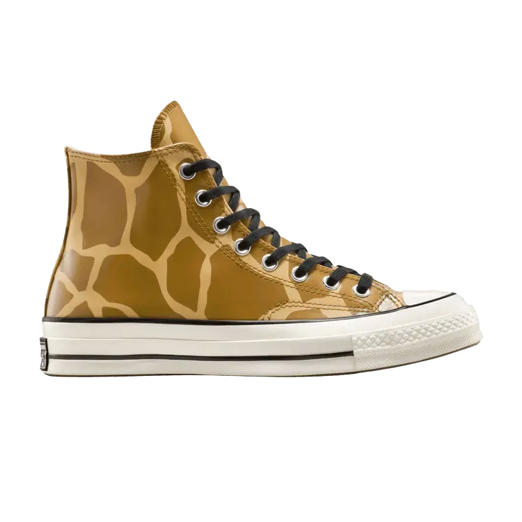 

Кроссовки Converse Chuck 70 High Glow-In-The-Dark Giraffe Print, коричневый