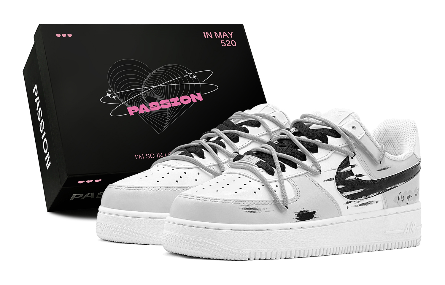

Nike Кроссовки для скейтбординга Air Force 1, мужские, низкие, белые