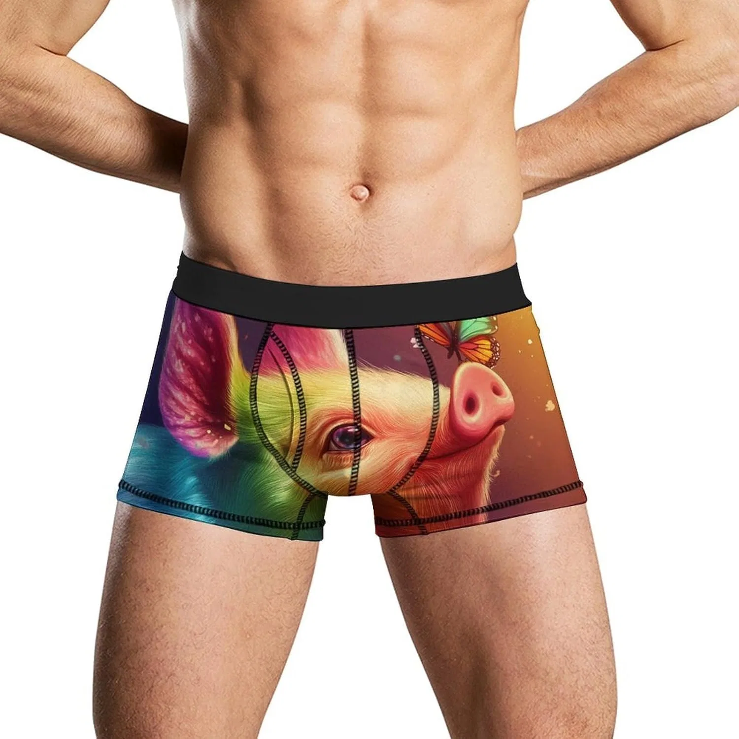 Боксеры, мягкие, Colorful Pigs, Style