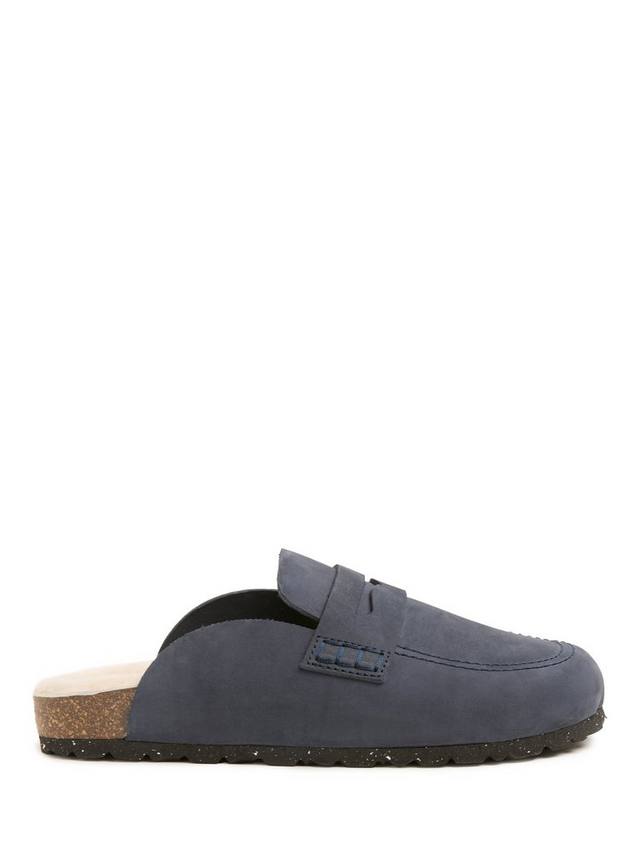 Клабби из нубука и овчины Celtic & Co., Navy
