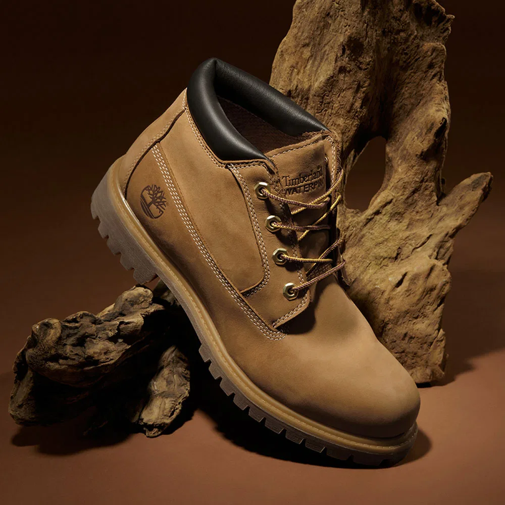 Мужские водонепроницаемые ботинки-чукка Premium Lace Wheat от Timberland