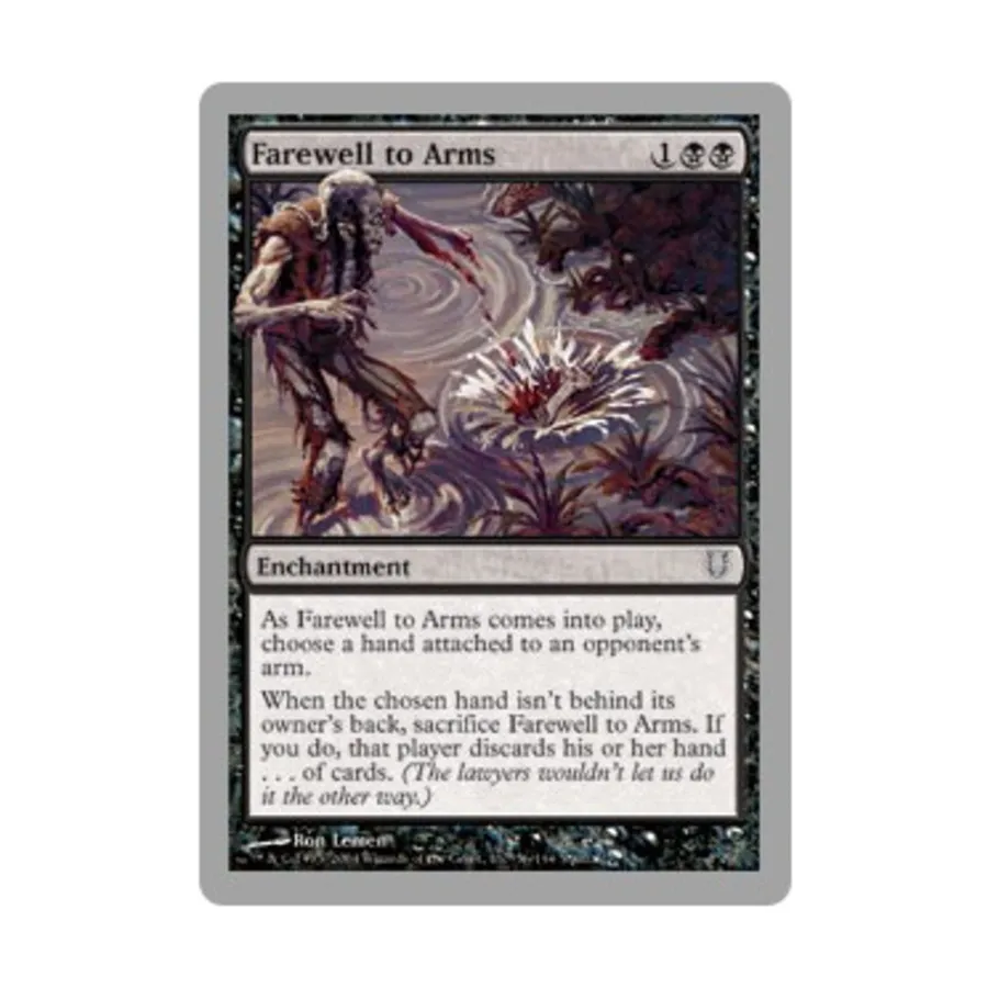 

CCG Прощай, оружие (С), MTG - Unhinged