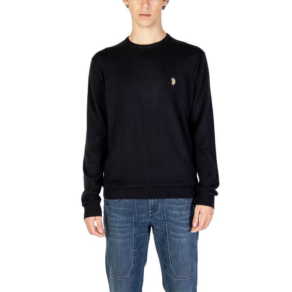 

Черный хлопковый свитер U.S. Polo Assn.