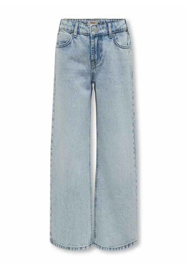 Джинсы прямого кроя mit weitem bein kogcobain geschnitten Only Girls, Light Blue Denim