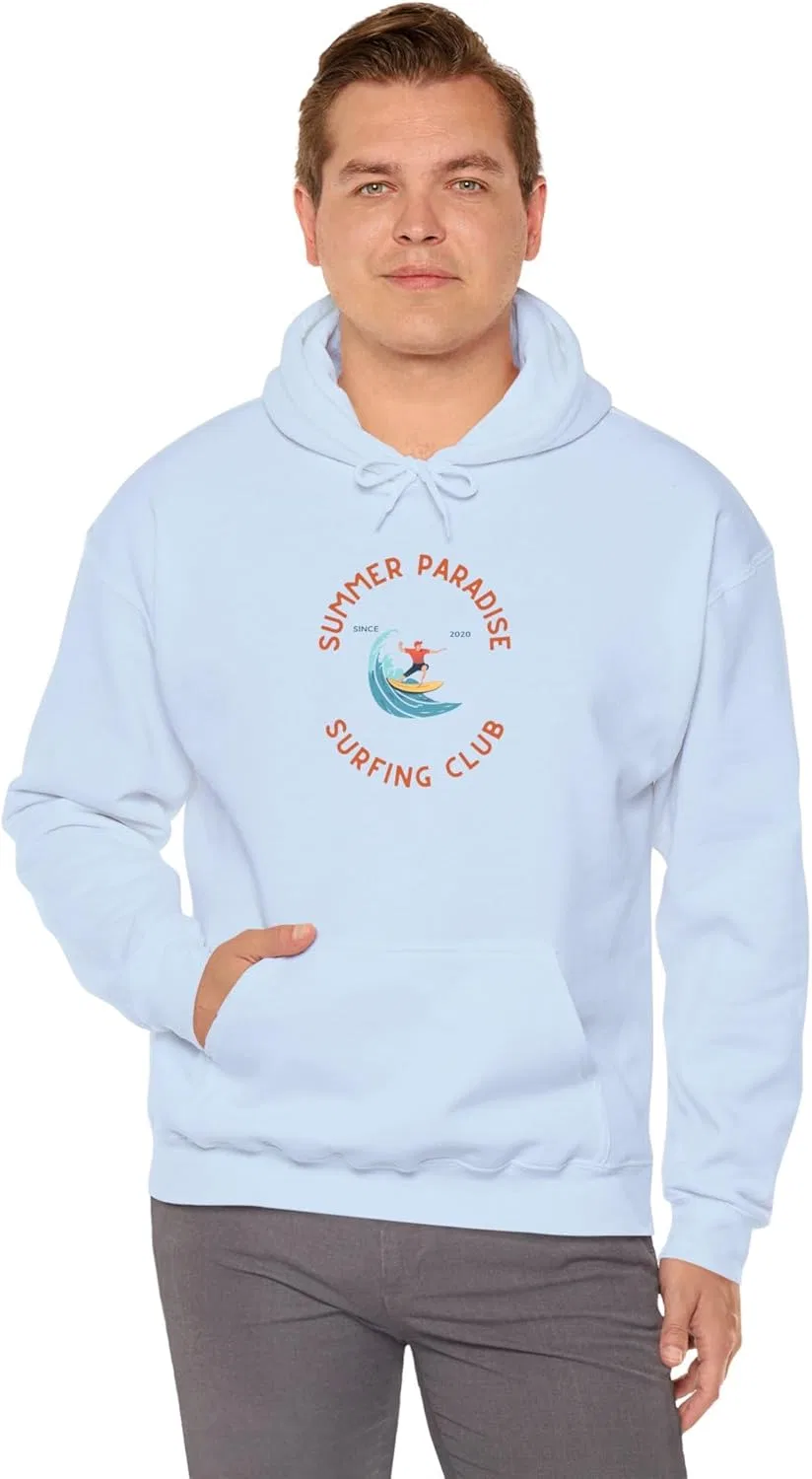 Толстовка с капюшоном Unisex Heavy Blend GENERIC, светло-голубой