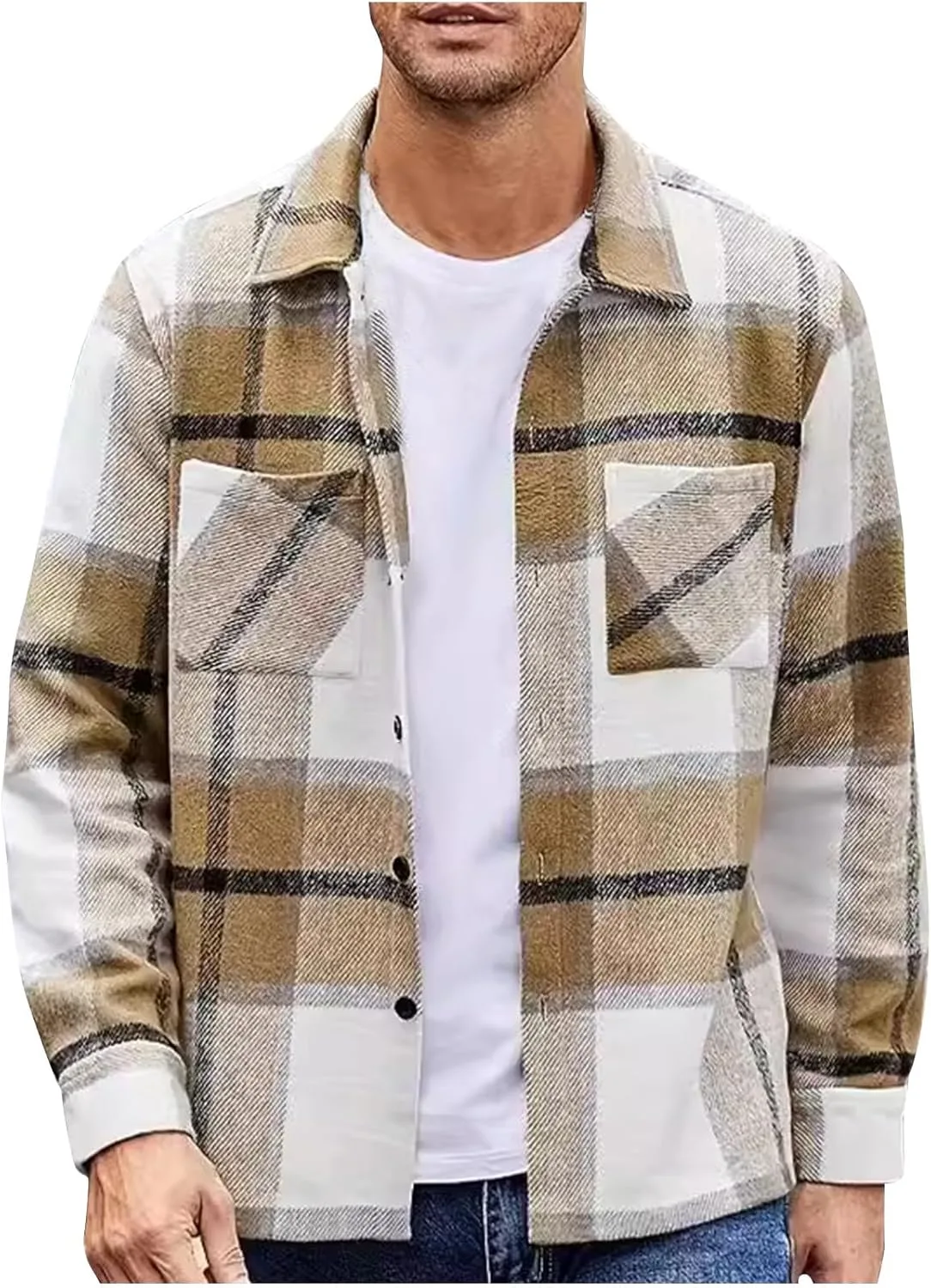 

Muscularfit клетчатая фланелевая рубашка для мужчин