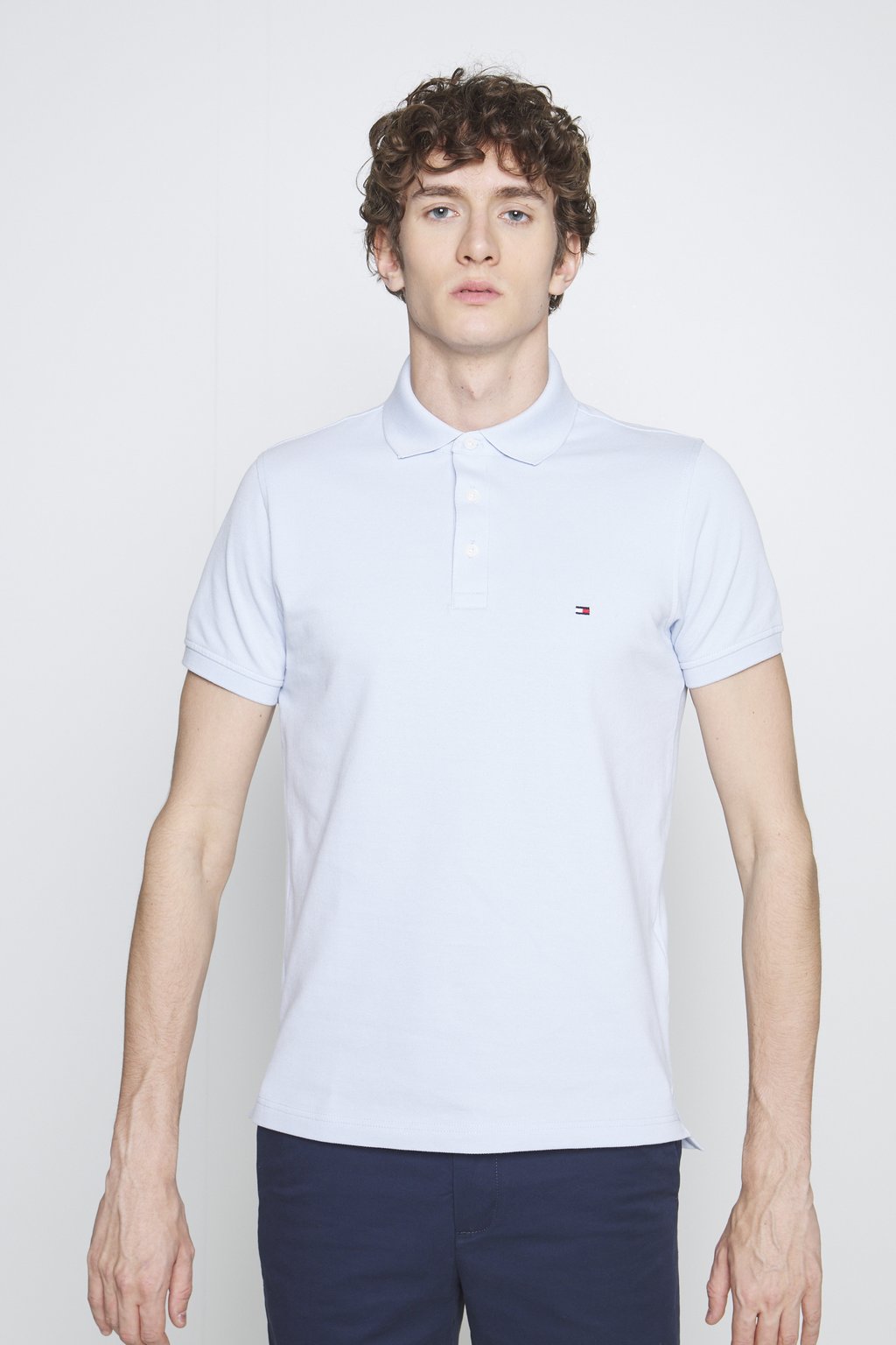 Рубашка поло 1985 SLIM Tommy Hilfiger, синий — фото 4