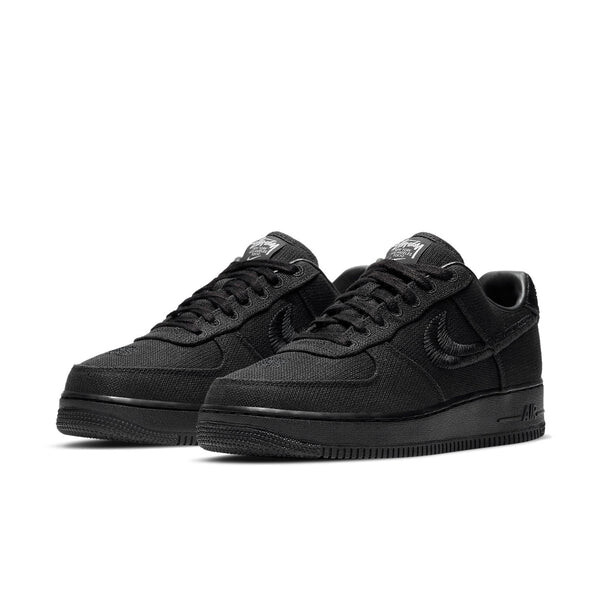 Кроссовки x stussy air force 1 low Nike, черный — фото 3