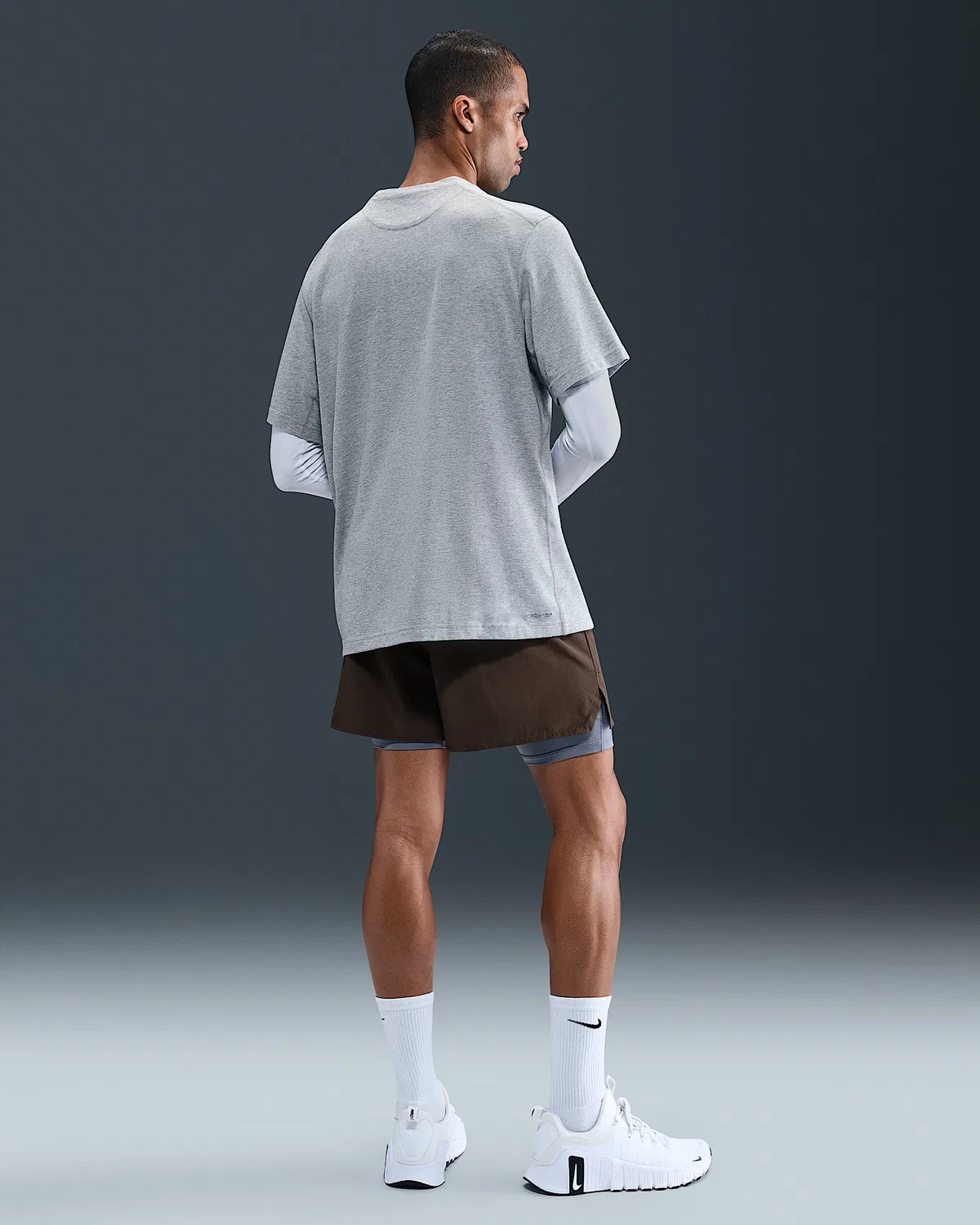Мужские шорты Nike Unlimited Dri-FIT 5" без подкладки, Baroque Brown/Black/Baroque Brown — фото 4