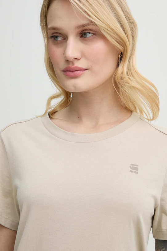 

Хлопковая футболка nifous G-Star, бежевый