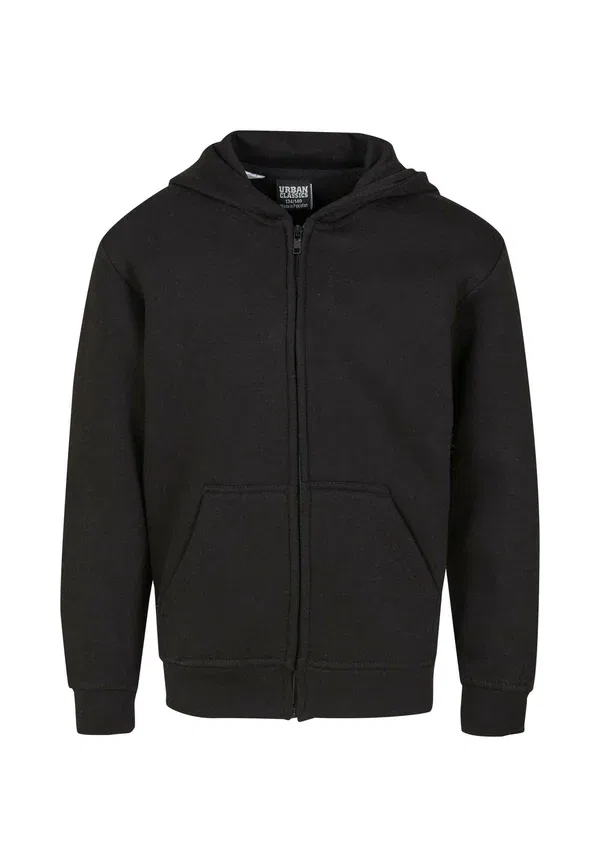 Толстовка на молнии Urban Classics Basic Essential Zip Up Sweatshirt, черный