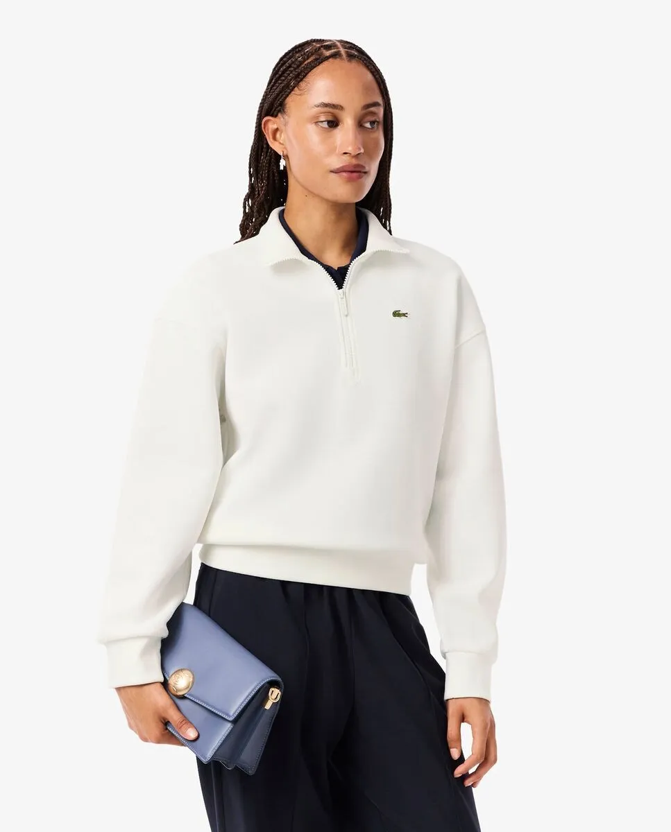 Толстовка Lacoste с молнией, белый — фото 2