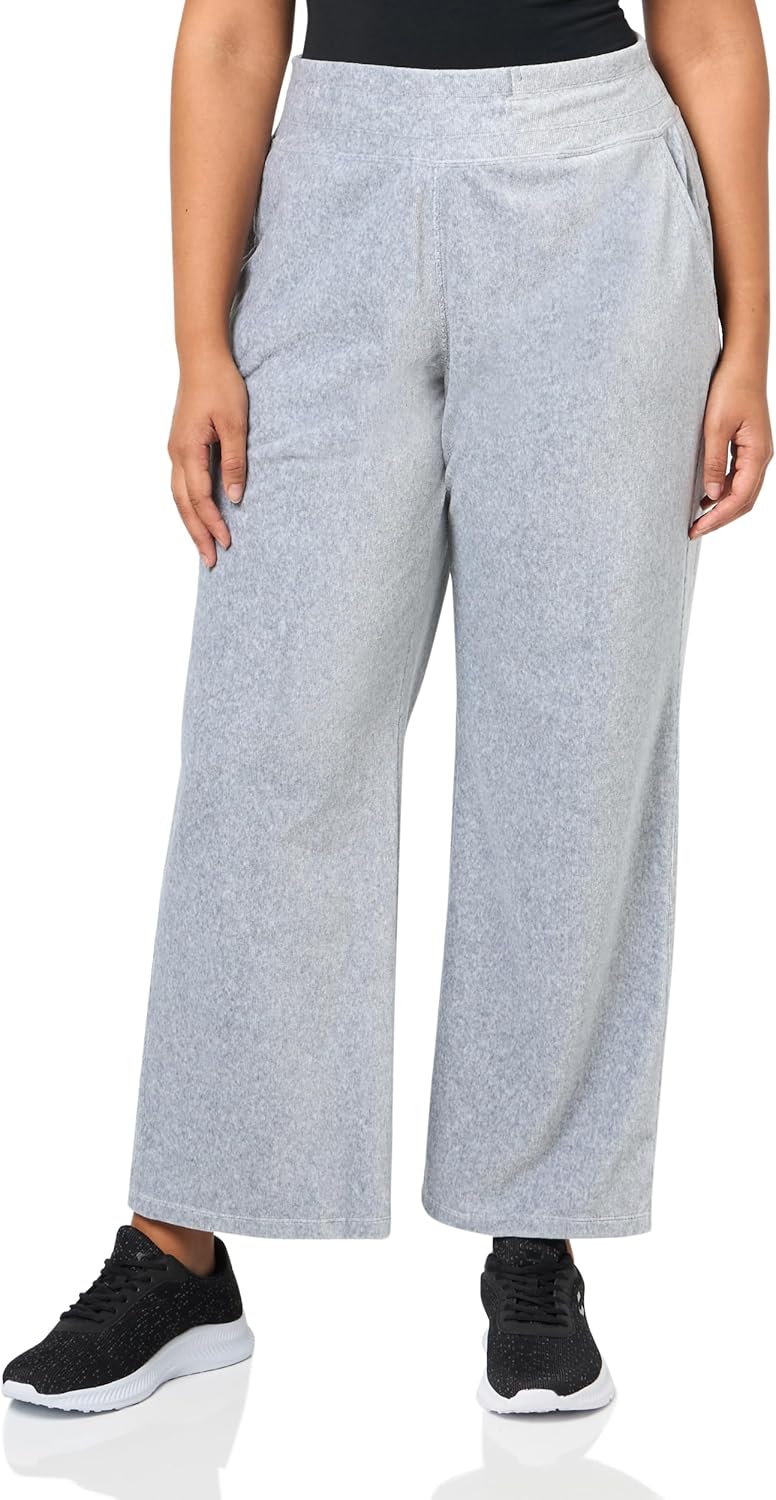 

Женские брюки Calvin Klein Performance больших размеров с широкими штанинами и косыми карманами, Pearl Grey Heather