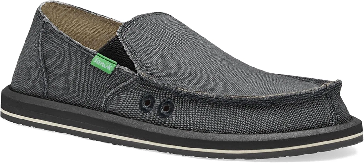 Туфли Sanuk Men's Vagabond, Charcoal — фото 3