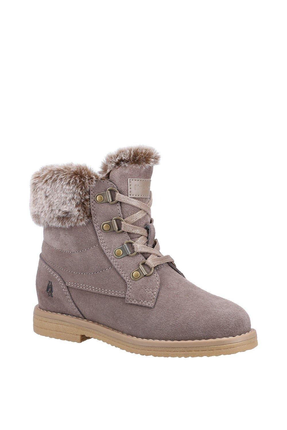 

Замшевые ботинки Mini Florence Hush Puppies, серый
