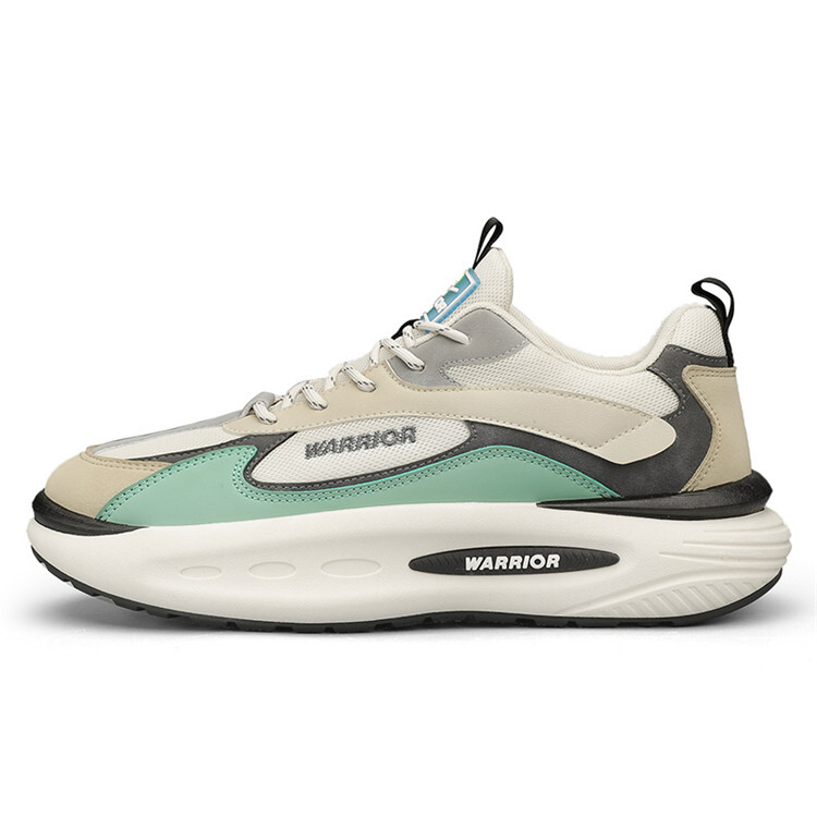 

Кроссовки WARRIOR Chunky Sneakers Men Low-top Beige/Khaki/Green, зеленый