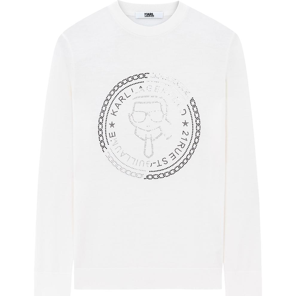 

KARL LAGERFELD / Karl Lagerfeld Jeans Свитер KARL LAGERFELD мужской белый