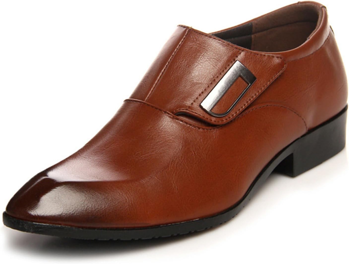 

Мужские туфли ADMLZQQ из кожи, оксфорды, деловые дерби для мужчин, коричневый