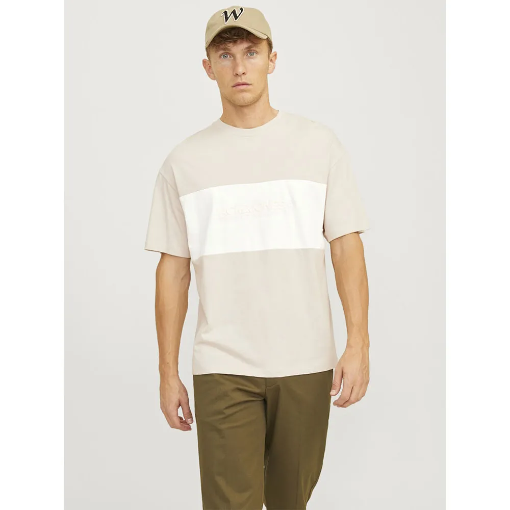 

Футболка с коротким рукавом Jack & Jones Legacy Blocking, бежевый