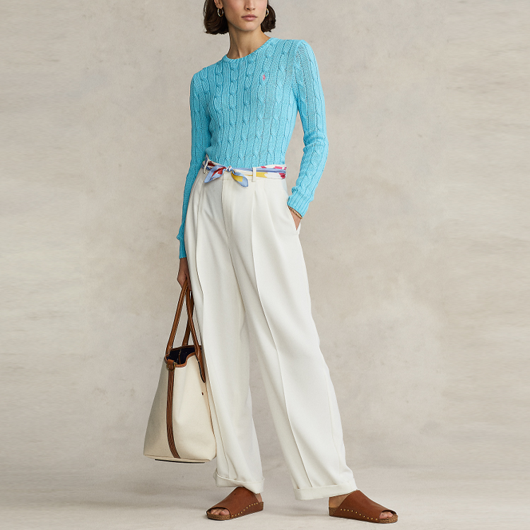 Свитер SS22 Женский Синий Polo Ralph Lauren — фото 2