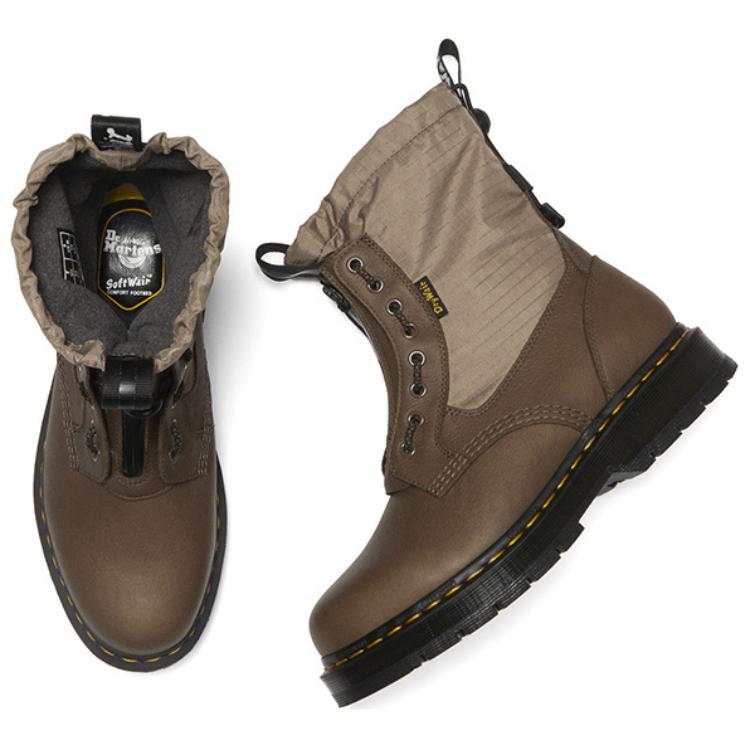 1460 Trinity Мартин Ботинки Унисекс Тёмно-Коричневый Dr.Martens, Матовый Умбра — фото 3