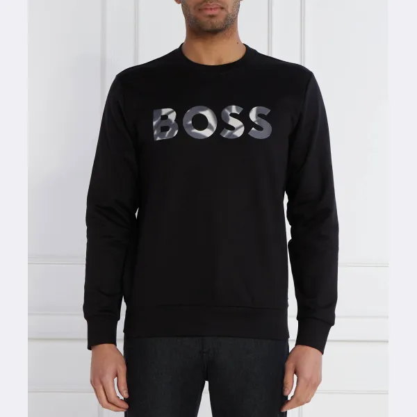 

Толстовка Soleri 15 стандартного кроя Boss, черный