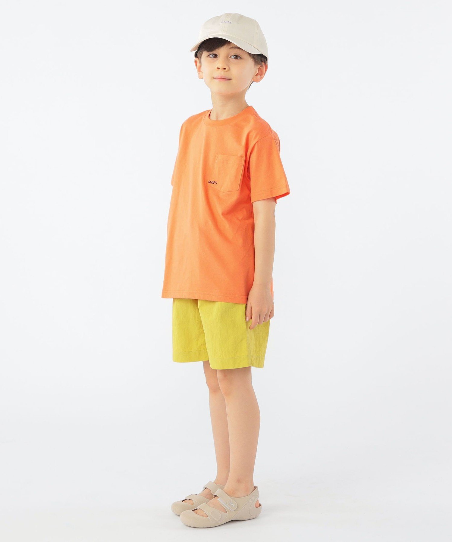 Шорты Gramicci: 100-160 см / Прочные нейлоновые шорты SHIPS KIDS, Yellow — фото 4