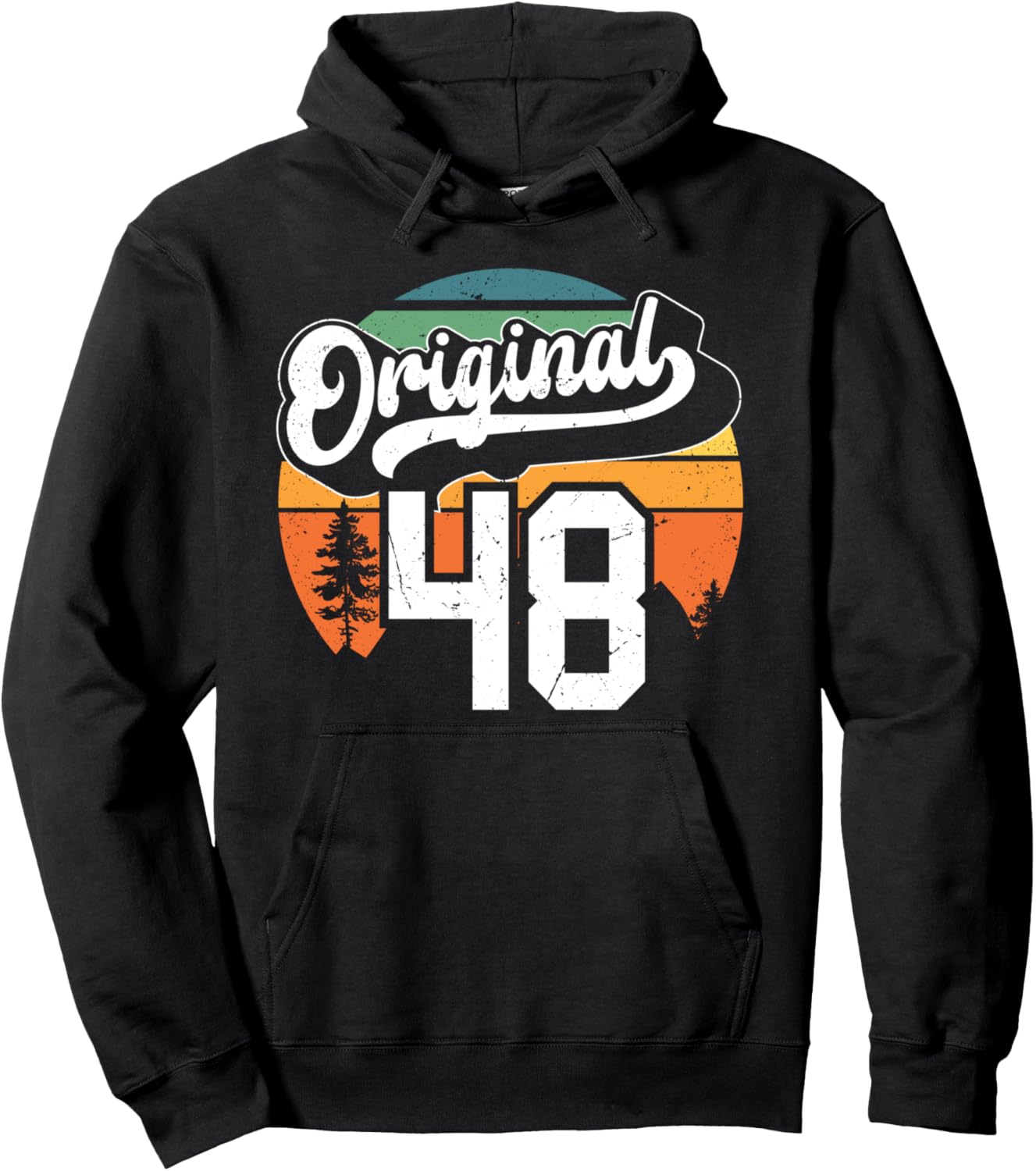 

Оригинальная винтажная толстовка 1948 года в стиле ретро, посвященная 75-летию, для мужчин и женщин Retro Original Birthday Vintage Styles, черный