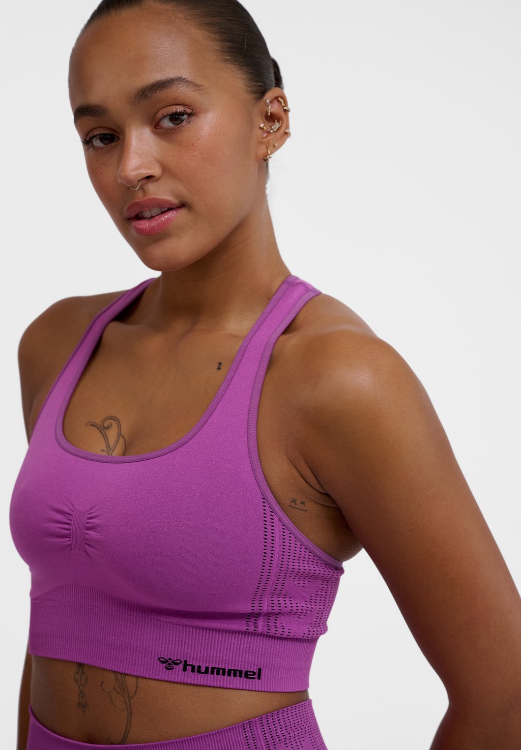 

Спортивный бюстгальтер SHAPING SEAMLESS Hummel, сиреневый