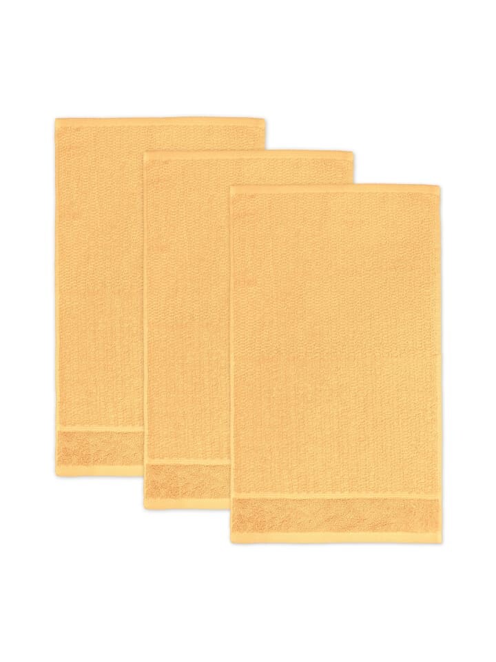 

Гостевое полотенце frottana Pearl 3er Pack, цвет maize