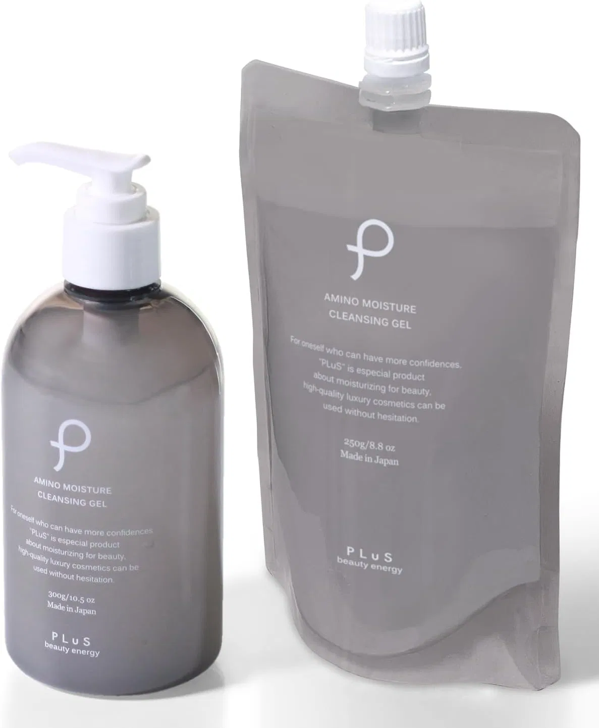 Гель для умывания Plu — Очищающий гель S Amino Moisture, с конняку скрабом, +, 300 г
