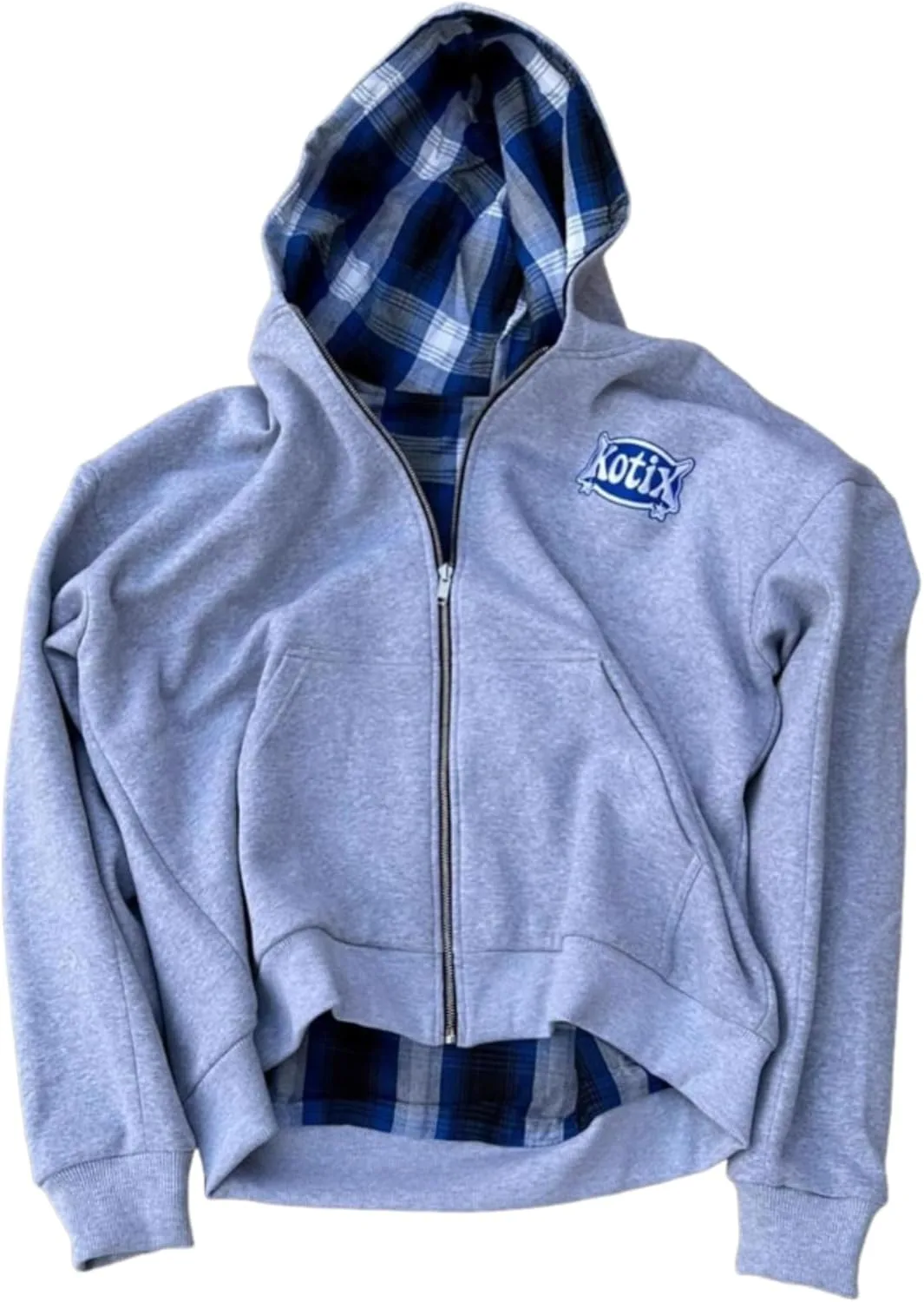 

Графический худи Y2K в стиле гранж с молнией Pdxnyxx