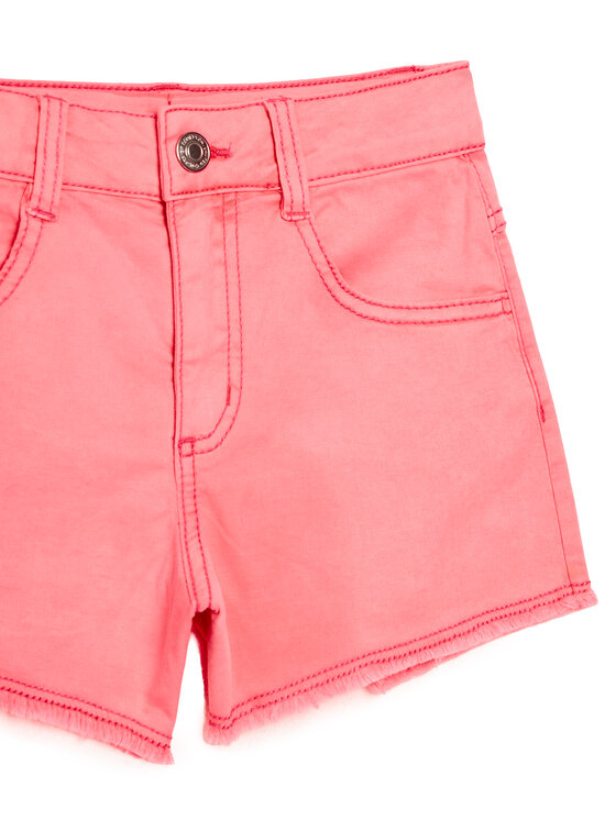 Джинсовые шорты обычного кроя 4O69C9040 United Colors Of Benetton, розовый — фото 3