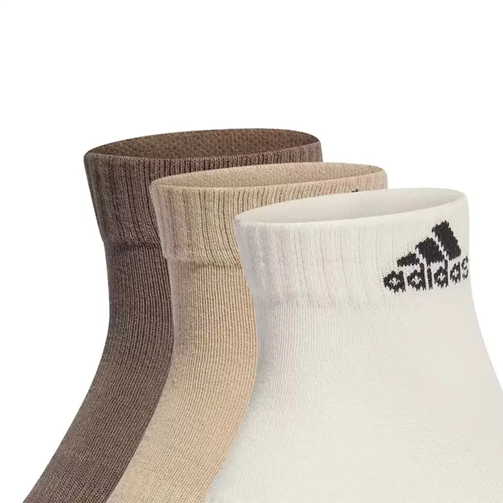 Мужские носки до середины икры Adidas, 3 пары (белый+абрикосовый+коричневый) — фото 4