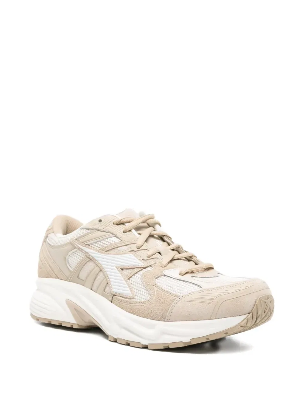 Кроссовки с панелями и сетчатыми вставками Diadora, бежевый — фото 2
