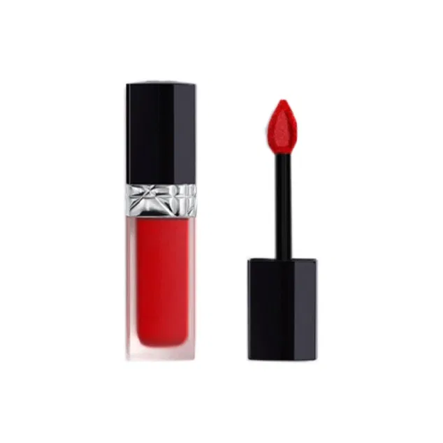 Женская матовая жидкая помада-тинт с легендарным красным оттенком 999 Legend Red Lipstick, DIOR, Red