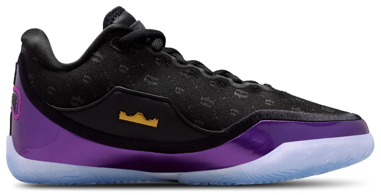 Кроссовки для мальчиков LeBron XXIII Nike, цвет Black/Metallic Gold — фото 3