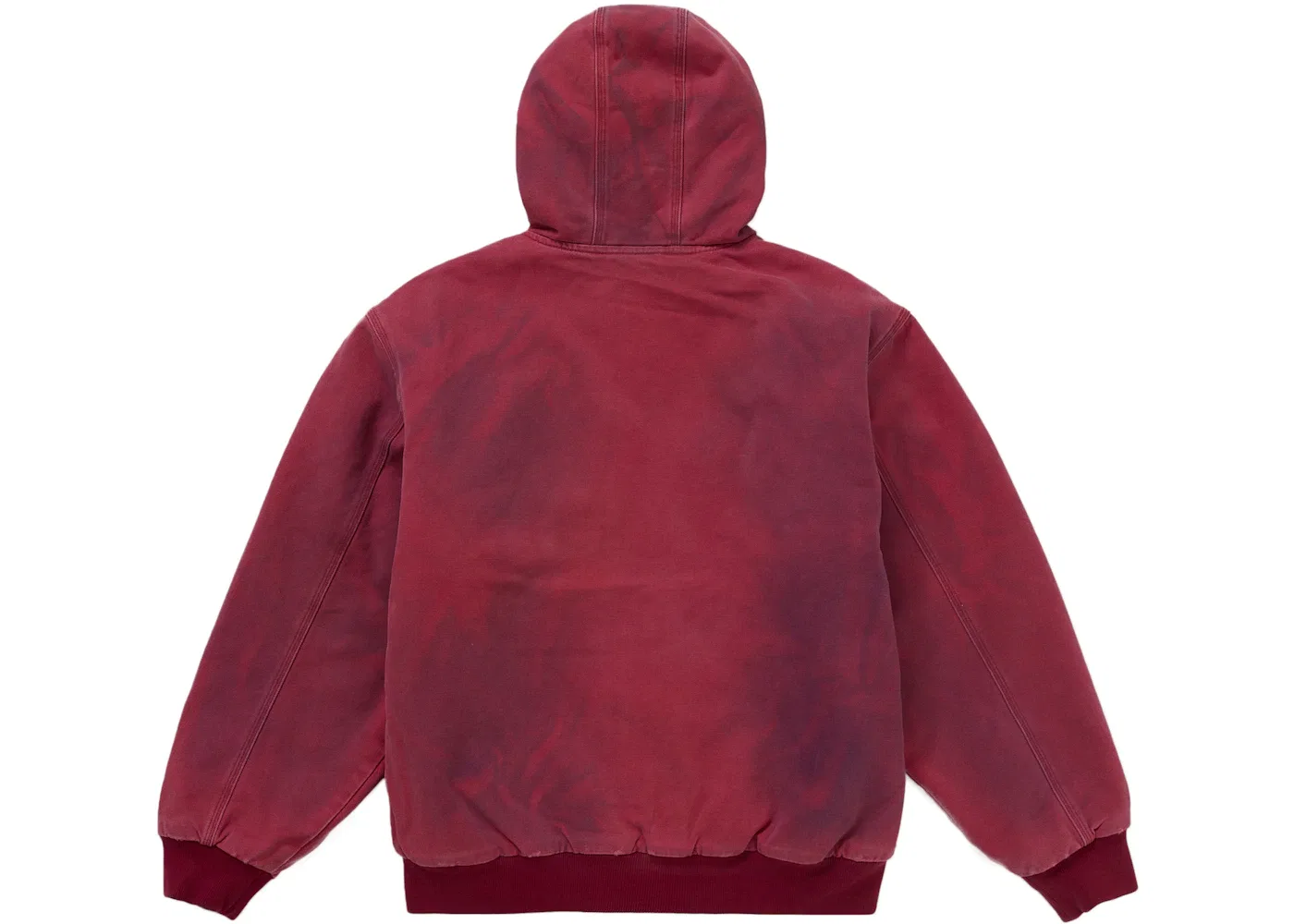 Мужская куртка с капюшоном и светоотражающими элементами Reflective Arc Hooded Work Jacket Supreme, Red — фото 4