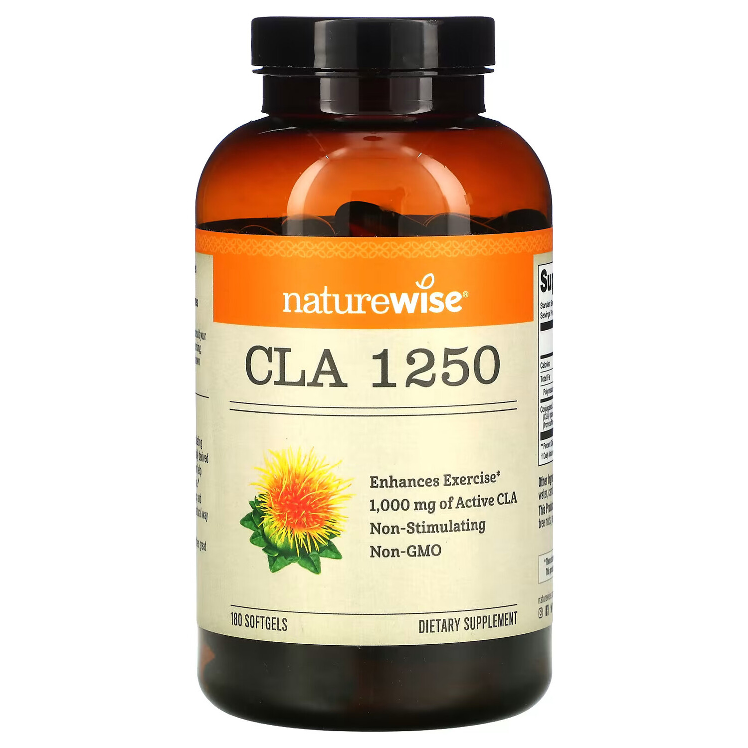 

NatureWise, КЛК 1250, 1000 мг, 180 капсул