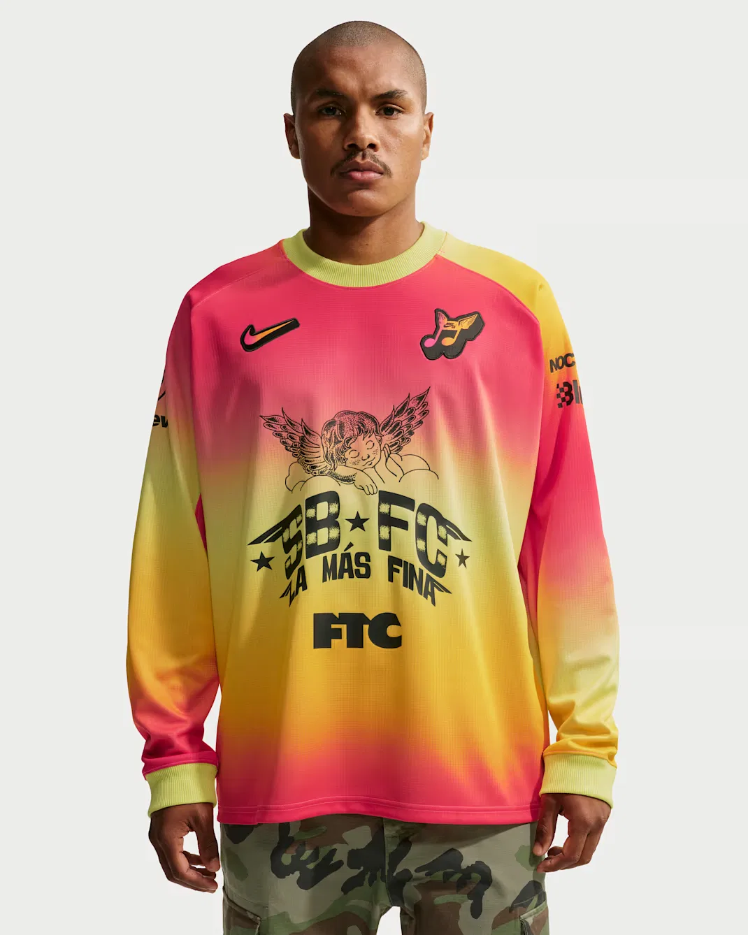 Футболка для скейтбординга с длинными рукавами Nike SB, Hyper Pink