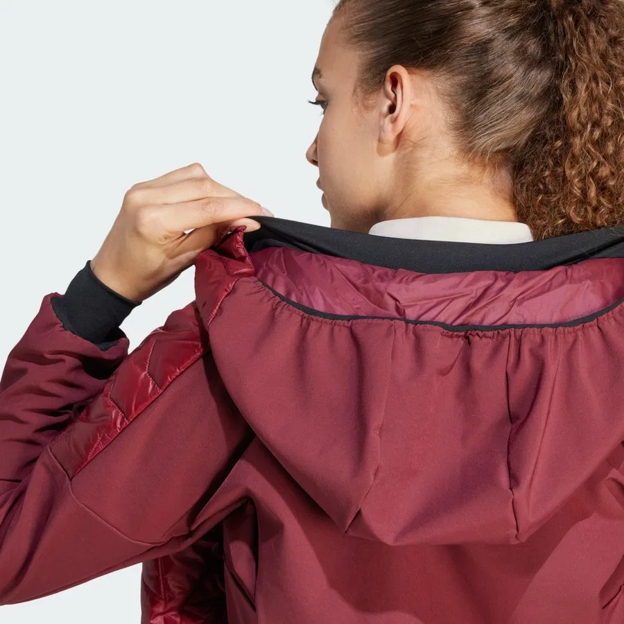 Куртка утепленная с длинным рукавом Terrex Xperior Varilite Hybrid PrimaLoft adidas, Красный — фото 4