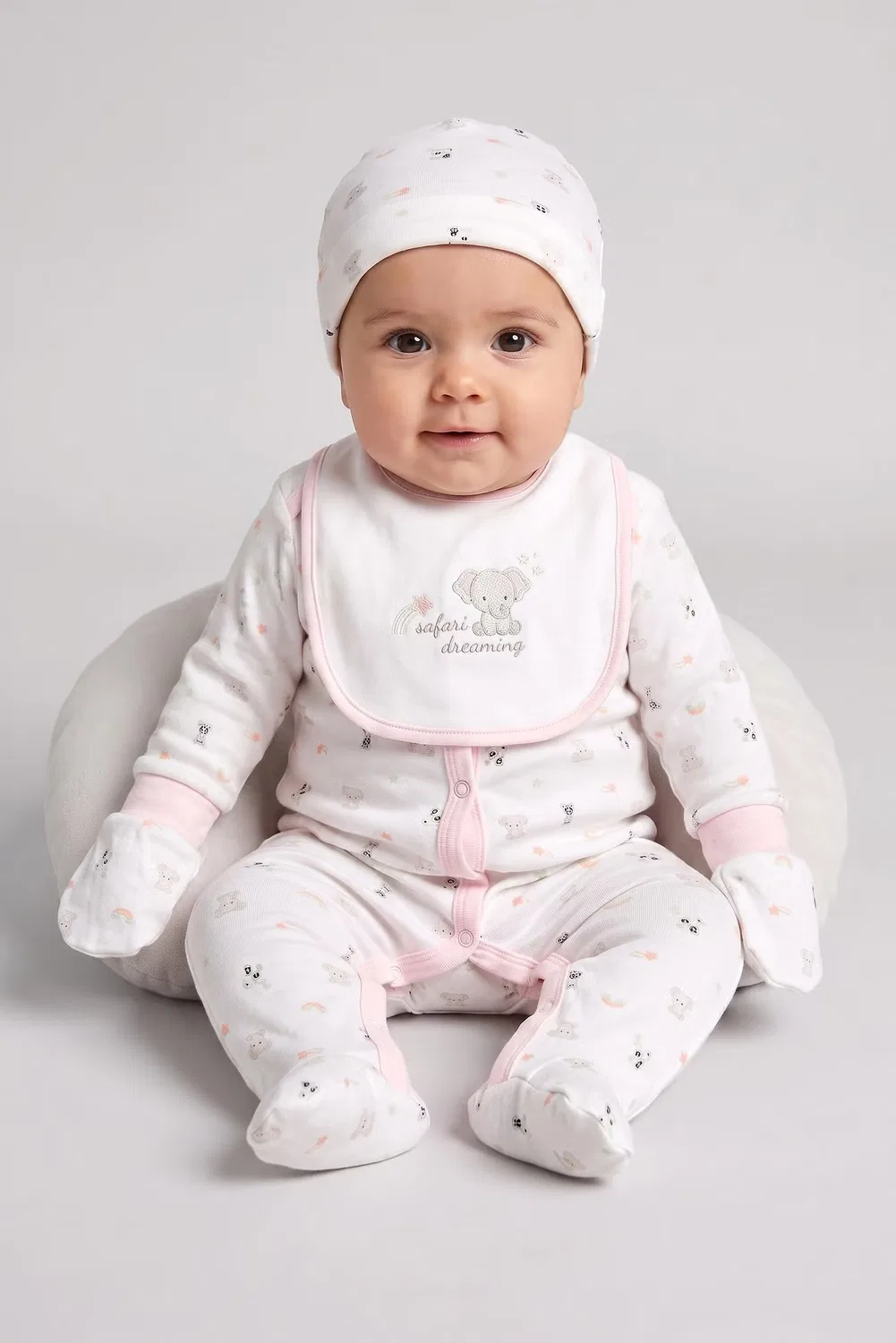 Комплект детской одежды с принтом из 5 предметов Rock-A-Bye Baby Boutique, разноцветный