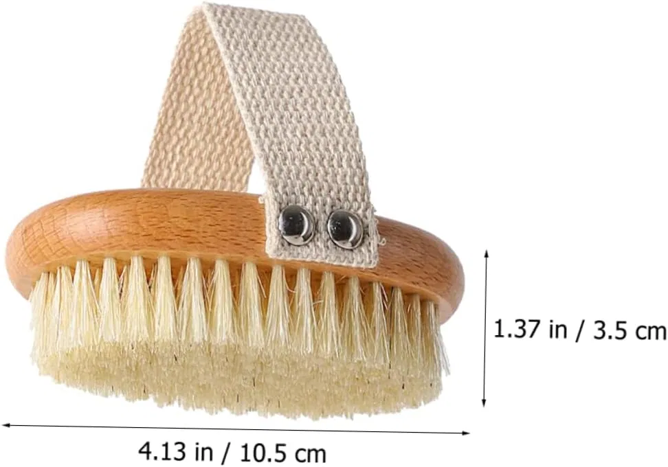 Набор щеток для тела с щетиной, SOLUSTRE, 3 шт, 10.5x7.5x3.5 см — фото 3