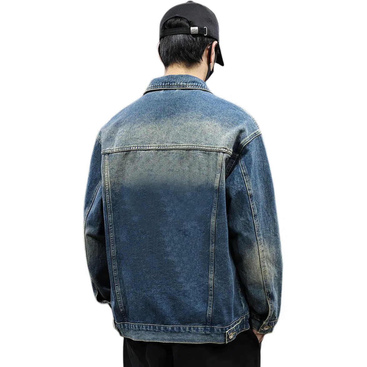 Детская рубашка из денима Lapel Moderate Denim Tonlion, Vintage Blue — фото 3