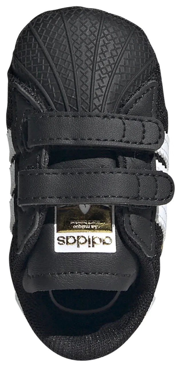 Младенческие кроссовки Superstar Adidas, цвет Gold Metallic/White/Black — фото 4