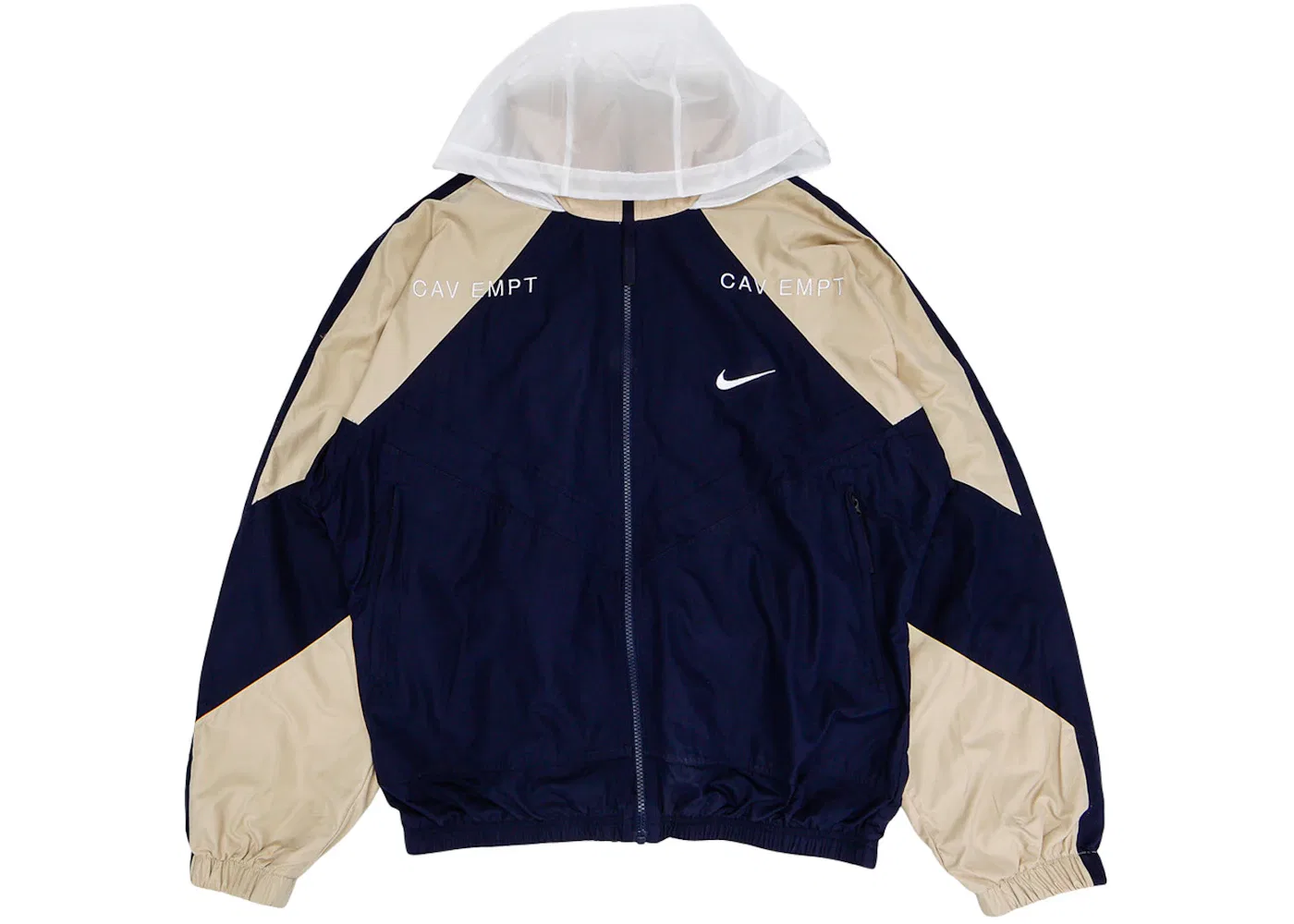 Мужская куртка с принтом Nike Cav Empt Track Jacket, Navy/Tan