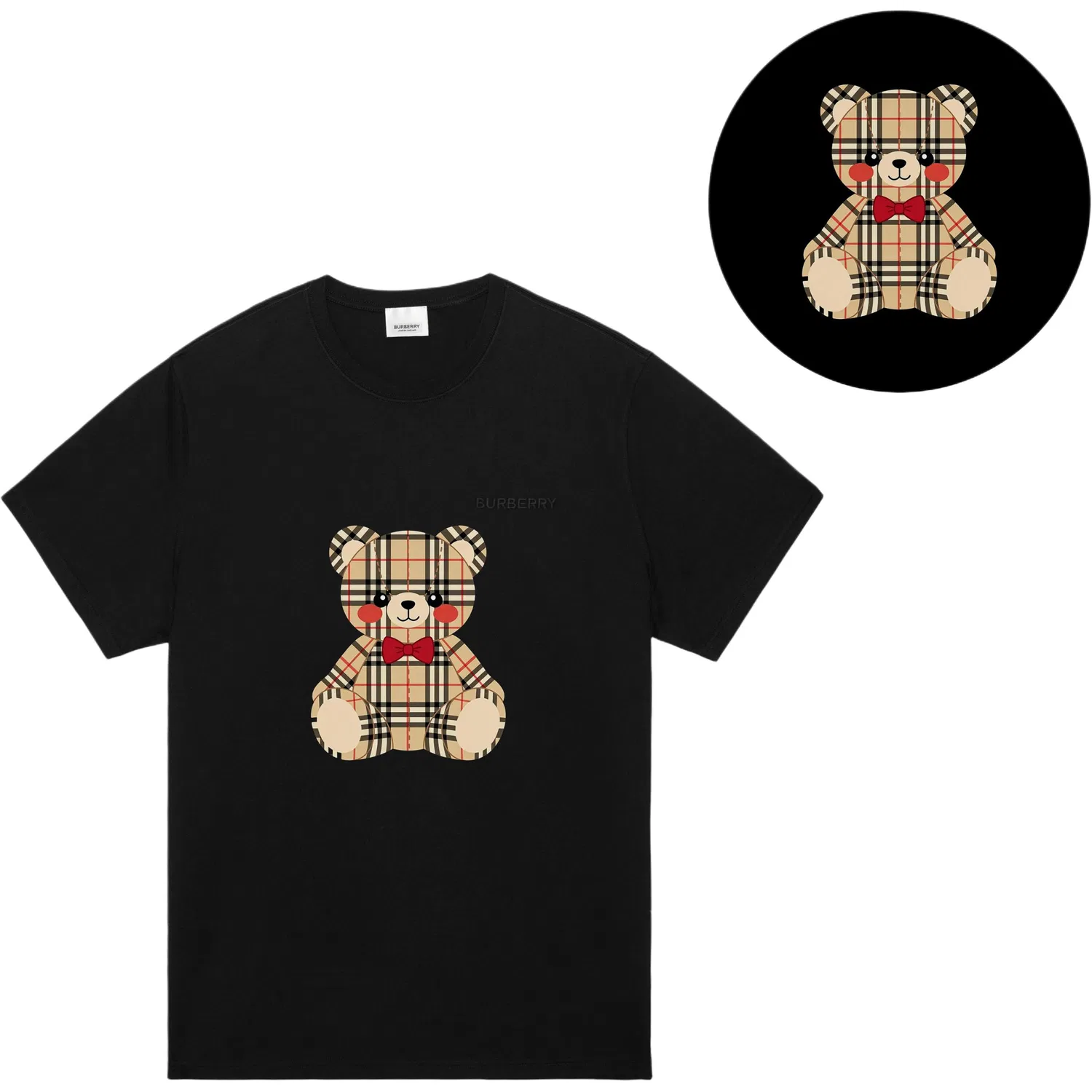 Футболка Burberry Claw marks с вышивкой, свободный крой — фото 4