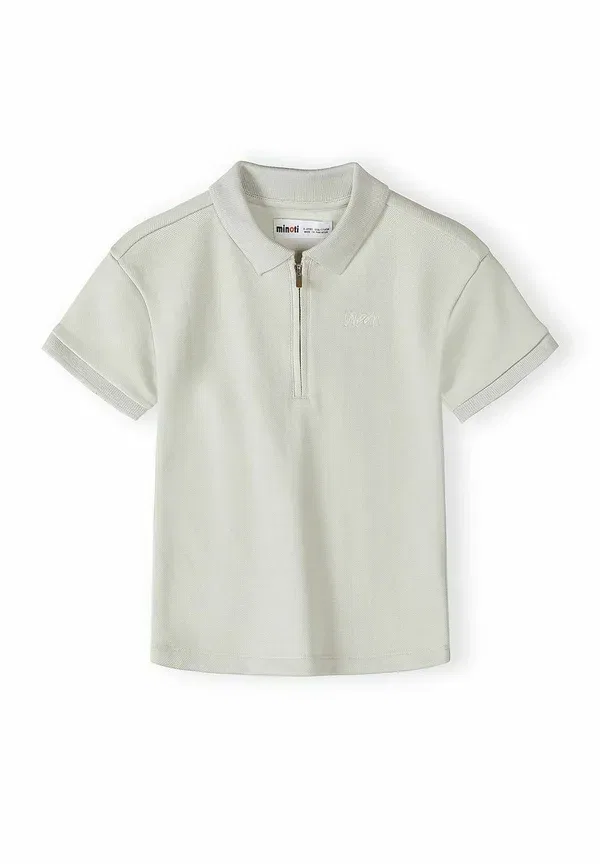Комплект с пике и брюками, хлопок, Set with zip collar, Minoti, grey, серый — фото 4